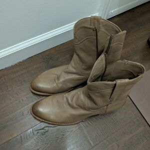 Tecovas Light Brown Leather Boots